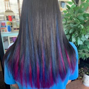 vivid hair color purple columbus IN