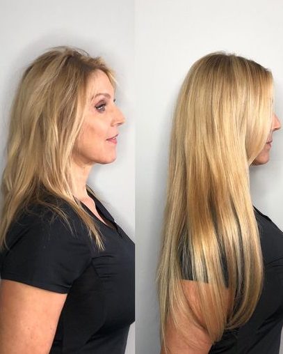Human Hair Extensions Expertise at Blondies in Columbus