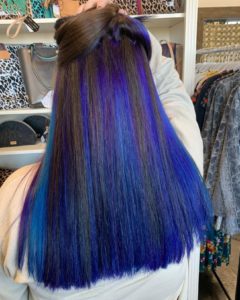 blue and purple hair columbus IN