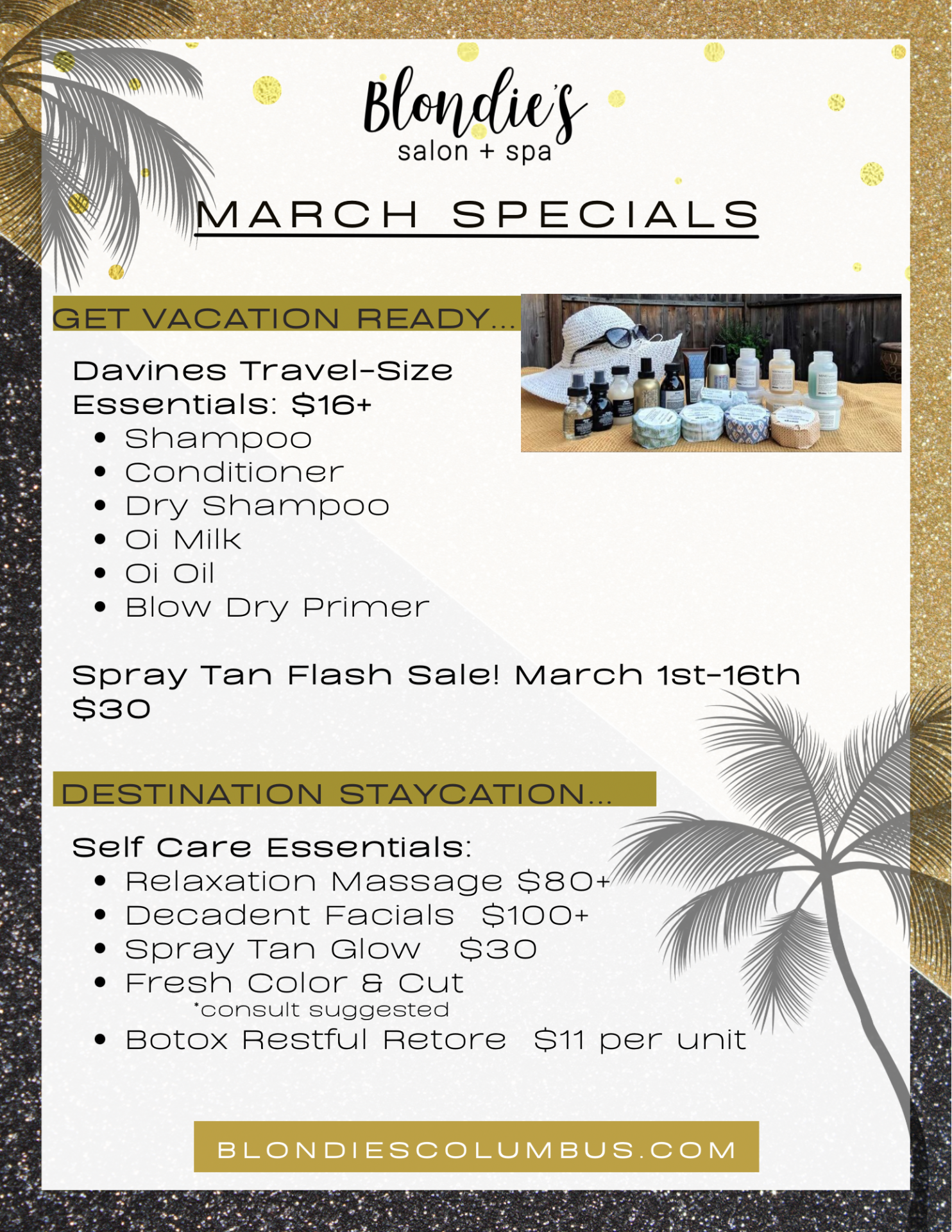 March special offers Blondies