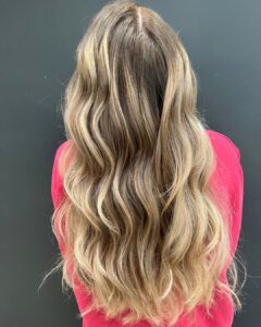 balayage columbus IN at Blondies