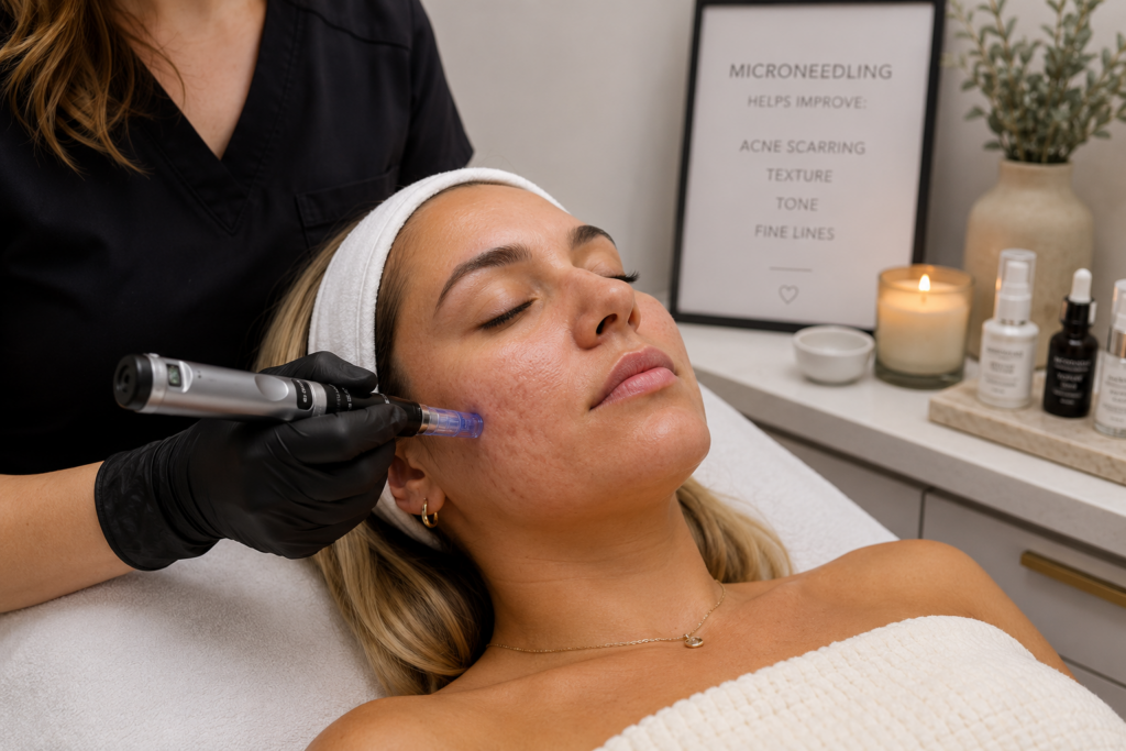 How Microneedling Helps Heal Acne