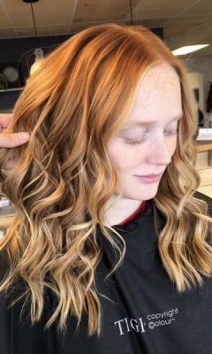 blended-balayage-on-natural-red-hair-columbus-hair-salon